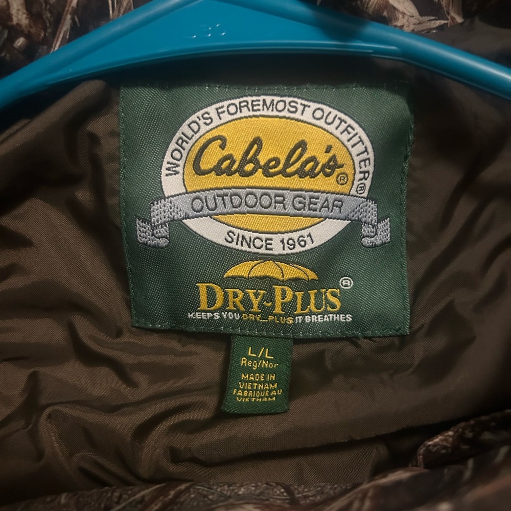 NWT Cabela’s Dry Plus Dri Hooded Camo Fowl 4-in-1 Wading Jacket Duck Blind Sz L - Picture 6 of 7